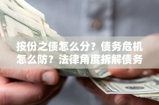 武汉按份之债怎么分？债务危机怎么防？法律角度拆解债务分配与风险自保指南