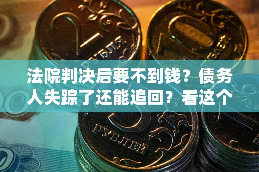 武汉法院判决后要不到钱？债务人失踪了还能追回？看这个方法！