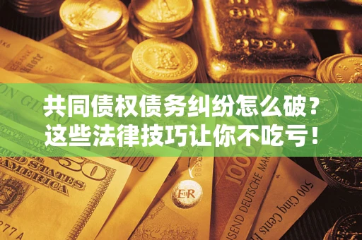 武汉共同债权债务纠纷怎么破？这些法律技巧让你不吃亏！