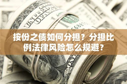 武汉按份之债如何分担？分担比例法律风险怎么规避？