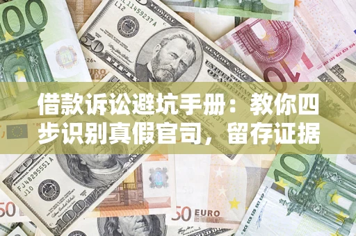 武汉借款诉讼避坑手册：教你四步识别真假官司，留存证据不踩雷