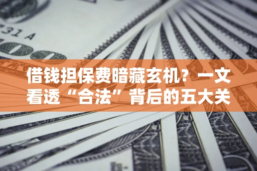 武汉借钱担保费暗藏玄机？一文看透“合法”背后的五大关键陷阱