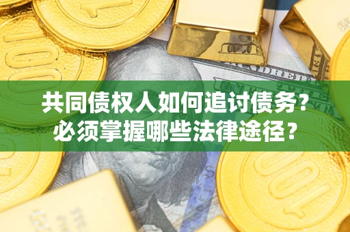 武汉共同债权人如何追讨债务？必须掌握哪些法律途径？
