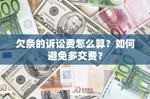 武汉欠条的诉讼费怎么算？如何避免多交费？