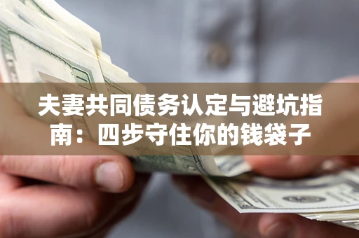 武汉夫妻共同债务认定与避坑指南：四步守住你的钱袋子