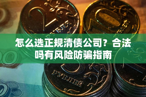 武汉怎么选正规清债公司？合法吗有风险防骗指南