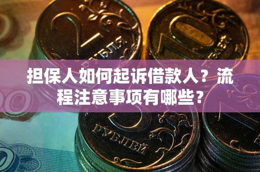 武汉担保人如何起诉借款人？流程注意事项有哪些？