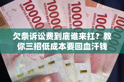 武汉欠条诉讼费到底谁来扛？教你三招低成本要回血汗钱